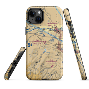 Chamberlain Brothers Ranch Airport (WY66) VFR Sectional  Tough iPhone Case