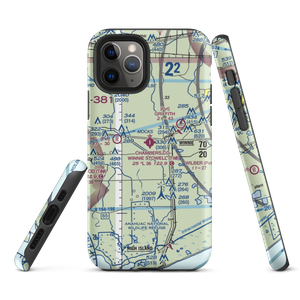 Chambers County Winnie Stowell Airport (T90) VFR Sectional  Tough iPhone Case
