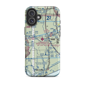 Chambers County Winnie Stowell Airport (T90) VFR Sectional  Tough iPhone Case