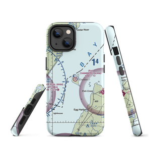 Chambers Island Airport (30WI) VFR Sectional  Tough iPhone Case