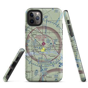 Chan Gurney Municipal Airport (YKN) VFR Sectional  Tough iPhone Case