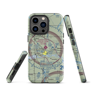 Chan Gurney Municipal Airport (YKN) VFR Sectional  Tough iPhone Case