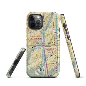 Chandalar Lake Airport (WCR) VFR Sectional  Tough iPhone Case