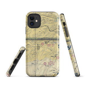 Chaney San Francisco Ranch Airport (92TE) VFR Sectional  Tough iPhone Case
