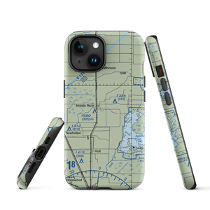 Chanlin Field (5MN9) VFR Sectional  Tough iPhone Case