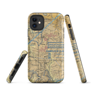 Chapman Ranch Airstrip (58AZ) VFR Sectional  Tough iPhone Case