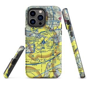 Charles B. Wheeler Downtown Airport (MKC) VFR Sectional  Tough iPhone Case