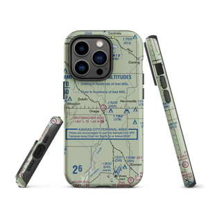 Charles E Grutzmacher Municipal Airport (52K) VFR Sectional  Tough iPhone Case