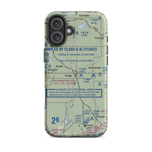 Charles E Grutzmacher Municipal Airport (52K) VFR Sectional  Tough iPhone Case