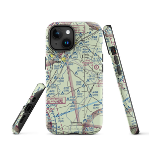 Charles Field (NC22) VFR Sectional  Tough iPhone Case