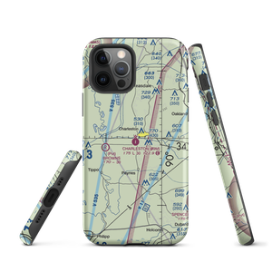 Charleston Municipal Airport (09M) VFR Sectional  Tough iPhone Case