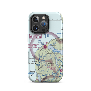 Charlevoix Municipal Airport (CVX) VFR Sectional  Tough iPhone Case