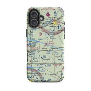 Charloe Airport (53OH) VFR Sectional  Tough iPhone Case