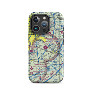 Charlotte-Monroe Executive Airport (EQY) VFR Sectional  Tough iPhone Case