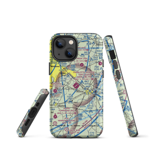 Charlotte-Monroe Executive Airport (EQY) VFR Sectional  Tough iPhone Case