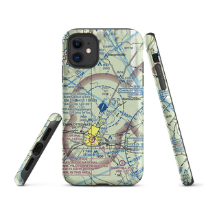 Charlottesville Albemarle Airport (CHO) VFR Sectional  Tough iPhone Case