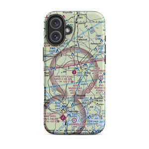 Chase City Municipal Airport (CXE) VFR Sectional  Tough iPhone Case