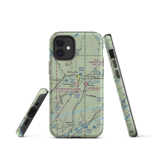 Chase County Airport (9K0) VFR Sectional  Tough iPhone Case