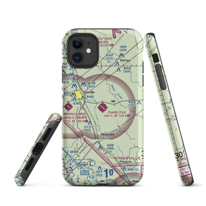 Chase Field Industrial Airport (TX2) VFR Sectional  Tough iPhone Case