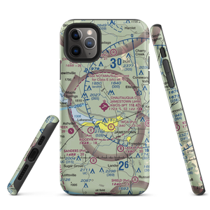 Chautauqua County-Jamestown Airport (JHW) VFR Sectional  Tough iPhone Case