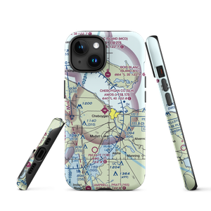 Cheboygan County Airport (SLH) VFR Sectional  Tough iPhone Case