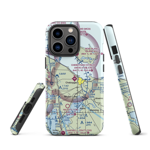 Cheboygan County Airport (SLH) VFR Sectional  Tough iPhone Case