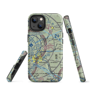 Chenango Bridge Airport (1NK8) VFR Sectional  Tough iPhone Case