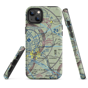 Chenango Bridge Airport (1NK8) VFR Sectional  Tough iPhone Case