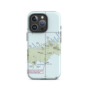 Chernofski Harbor Seaplane Base (KCN) VFR Sectional  Tough iPhone Case