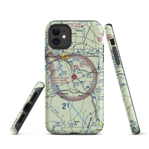 Cherokee County Airport (JSO) VFR Sectional  Tough iPhone Case
