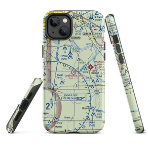 Cherokee Ranch Airport (OK25) VFR Sectional  Tough iPhone Case