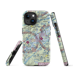 Cherokee Seaplane Base (4O6) VFR Sectional  Tough iPhone Case