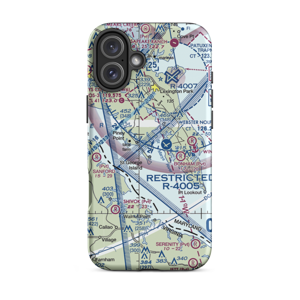 Cherry Field (2MD6) VFR Sectional  Tough iPhone Case iPhone 16 Plus model shown
