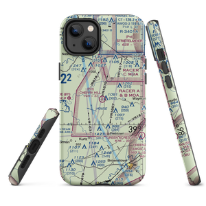 Cherry Hill Airport (40IN) VFR Sectional  Tough iPhone Case