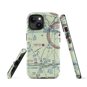 Cherry Spraying Service Airport (XS24) VFR Sectional  Tough iPhone Case