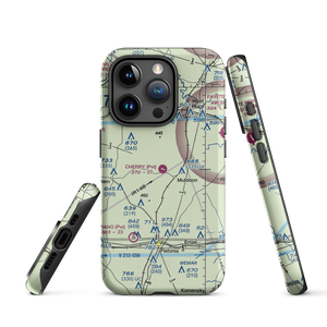 Cherry Spraying Service Airport (XS24) VFR Sectional  Tough iPhone Case