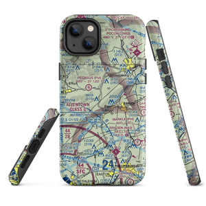 Cherry Valley Airport (65PA) VFR Sectional  Tough iPhone Case