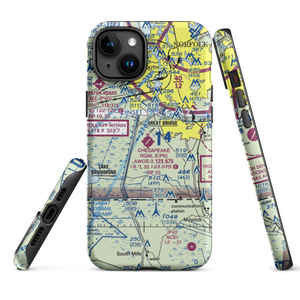 Chesapeake Regional Airport (CPK) VFR Sectional  Tough iPhone Case