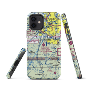 Chesapeake Regional Airport (CPK) VFR Sectional  Tough iPhone Case