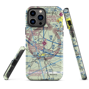 Chester Catawba Regional Airport (DCM) VFR Sectional  Tough iPhone Case