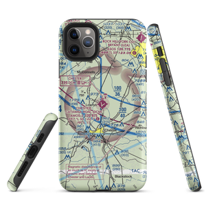 Chester Catawba Regional Airport (DCM) VFR Sectional  Tough iPhone Case