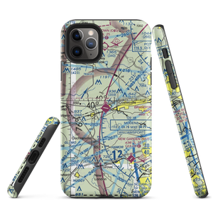 Chester County G O Carlson Airport (MQS) VFR Sectional  Tough iPhone Case