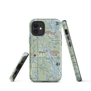 Chesuncook Lake House Seaplane Base (1ME) VFR Sectional  Tough iPhone Case