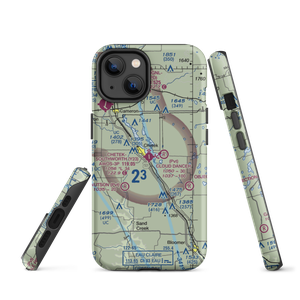 Chetek Municipal Southworth Airport (Y23) VFR Sectional  Tough iPhone Case
