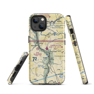 Chewelah Municipal  Airport (1S9) VFR Sectional  Tough iPhone Case