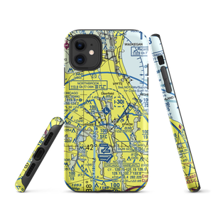 Chicago Executive Airport (PWK) VFR Sectional  Tough iPhone Case