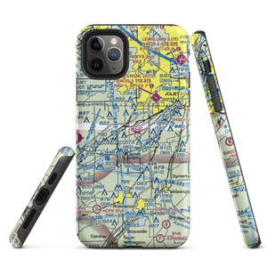 Chicago Glider Club Gliderport (IL59) VFR Sectional  Tough iPhone Case