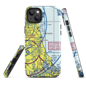 Chicago Meigs Airport (CGX) VFR Sectional  Tough iPhone Case