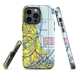 Chicago Meigs Airport (CGX) VFR Sectional  Tough iPhone Case