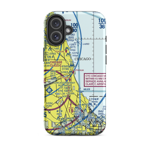 Chicago Meigs Airport (CGX) VFR Sectional  Tough iPhone Case